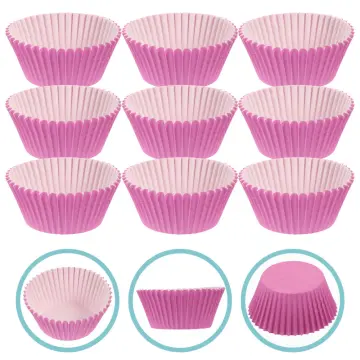 50pcs Aluminum Foil Cupcake Cups Disposable Muffin Liners Baking Cups  Aluminum Cupcake Tip Pan Rame