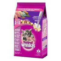 วิสกัส อาหารเม็ดแมว 450 กรัม รสปลาทูและนม Whiskas Junior 2-12 Months 450 g