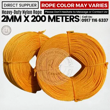 High-Strength and Durable 2.5mm Nylon Rope For Sale 