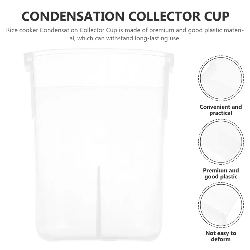 10Pcs Condensation Collector Cup Condensation Water Collector Replacement Condensation  Collectors Cups for Rice Cooker Parts