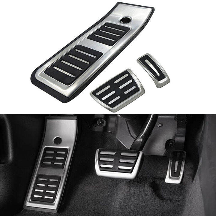 2021for-audi-a6-c8-2019-2020-stainless-steel-at-sedan-auto-stainless-steel-fuel-brake-footrest-pedal-car-pedals-pad-3pcs