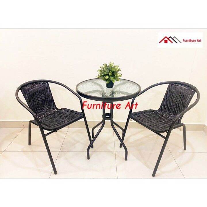 Outdoor Furniture Garden SET /garden Chair& Table/balcony Chair &table/ SET Kerusi Meja Santai