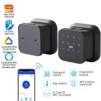 Tuya WIFI Smart Door Lock TTlock bluetooth-compatiable Fingerprint Lock APP Password IC Card NFC Key Unlock Electronic Lock TV Remote Controllers