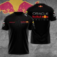 Oracle F1แข่งรถกระทิงแดงทีมเทลเซลราช์3D พิมพ์ลายสำหรับทุกเพศเสื้อยืดลำลองฤดูร้อนฟอร์มูล่าวันทีมแข่งผู้ชายผู้หญิงเด็กเสื้อผ้า