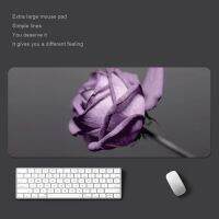 Purple Rose Trendy High-End Unique Atmospheric Super Large Mouse Pad Gaming Keyboard Anti-Slip