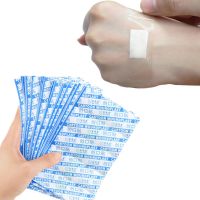 【LZ】 120pcs/set Waterproof Band Aid Transparent Hemostasis Wound Plaster Medical Strips First Aid Patch Adhesive Bandages 72x19mm