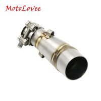 MotoLovee Kawasaki Motorcycle Exhaust Middle Pipe Z250 2008-2015 Ninja 300 2013-2016 Ninja 250 2008-2012 Without Exhau