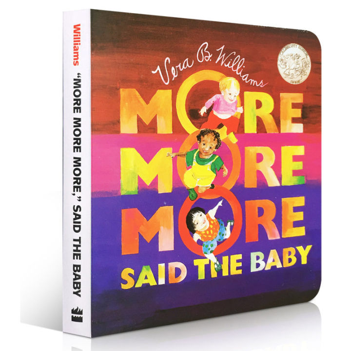 More more said the baby wants more B. Williams English original picture books childrens Enlightenment reading English cardboard books