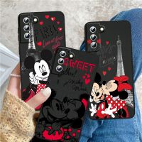 Mickey Minnie Mouse Disney Phone Case For Samsung Galaxy S22 S21 FE S20 S10e S10 S9 S8 S7 Edge Ultra Plus Lite Black Cover