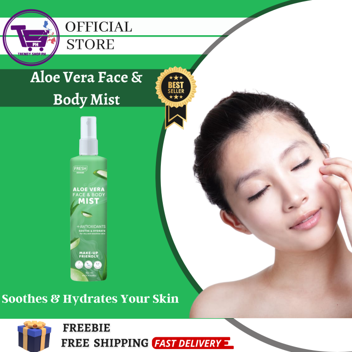 FRESH SKINLAB ALOE VERA FACE BODY MIST 150ML WITH ANTIOXIDANTS SOOTHE HYDRATE SKIN Lazada PH