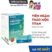 Viên ngậm thảo mộc Titan - Giảm đau họng, giảm ho, thông cổ, mát họng 50