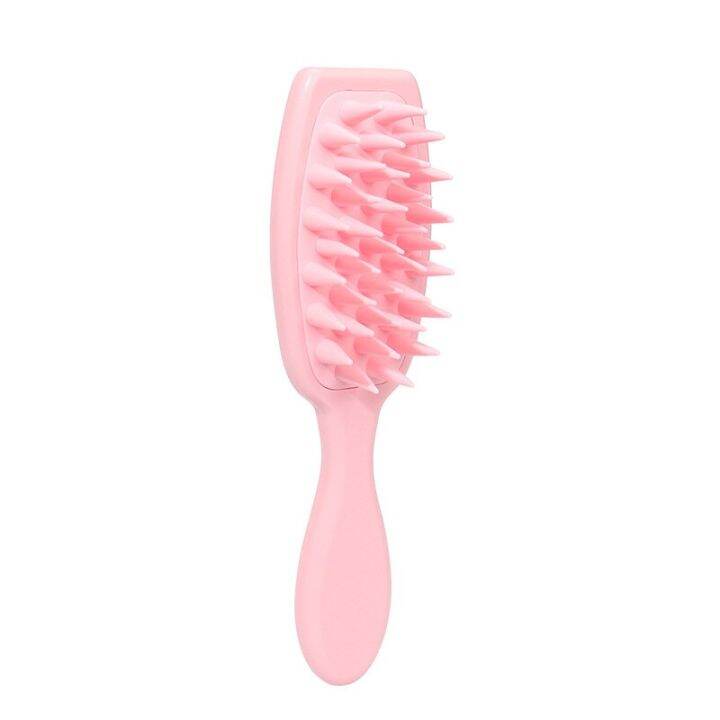 high-quality-massage-style-shampoo-comb-with-extended-handle-soft-silicone-hair-brush-wet-and-dry-bath-spa-detangling-brushes