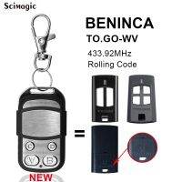 2023 latest BENINCA TO GO WV 2WV TO.GO2WV 433 mhz รีโมทคอนโทรลประตูโรงรถ รีโมท 433.92 Rolling Code เครื่องส่งสัญญาณมือถือ