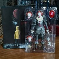 NECA The Clown Pennywise Horror ตุ๊กตาขยับแขนขาได้ Figurine Collection ตุ๊กตาของเล่นของขวัญโมเดล