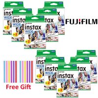 สำหรับ Fujifilm Instax กว้าง210 200 300 100 500AF ฟิล์มสำเร็จรูปกล้อง10-200แผ่น Instax Mini WIDE รูปภาพยนต์กระดาษ