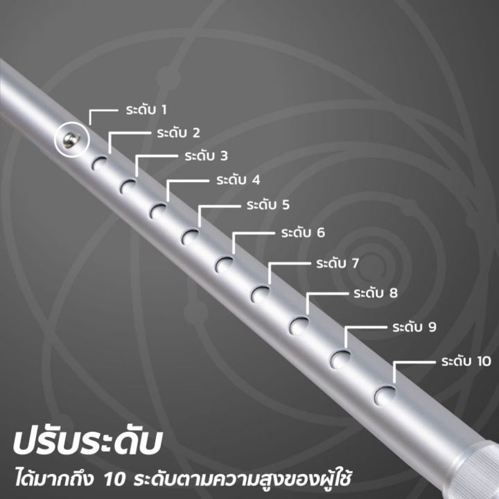 ไม้เท้าค้ำศอก-ขายเป็นข้าง-ทรงยุโรป-ไม้เท้า-ไม้เท้าช่วยพยุงเดินสำหรับผู้สูงอายุ-ไม้เท้าคนแก่-ช่วยค้ำพยุงเดิน-ปรับระดับได้-10-ระดับ