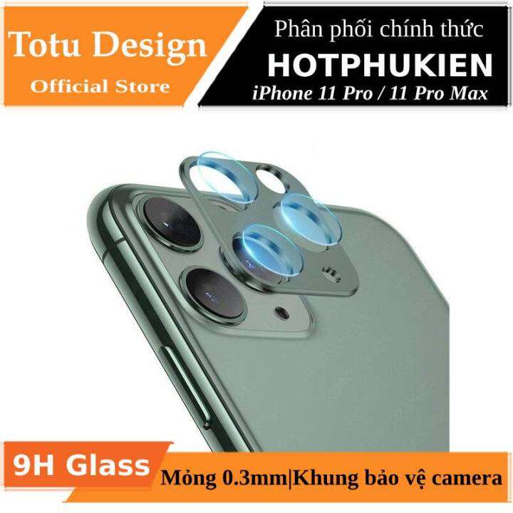 Dán cường lực camera iPhone 11 Pro Max Totu