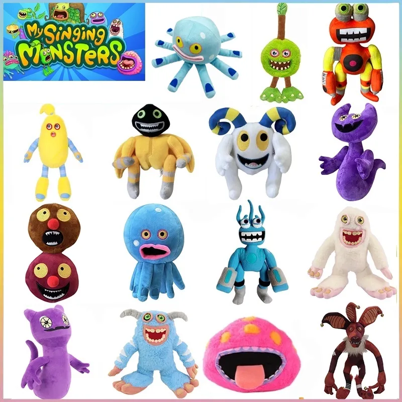 Cute My Singing Monsters Plush Toys Maw Rare Mammott Wubbox Dolls