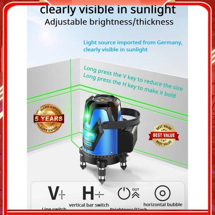 𝗦𝗣𝗢𝗧 𝗚𝗢𝗢𝗗𝗦】Outdoor infrared level meter high precision strong light