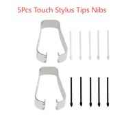 5Pcs Touch Stylus Tips Nibs With Metal Clip for Samsung Galaxy Tab S6 T865/S6 Lite Series Stylus S Pen Replacement Accessories Stylus Pens