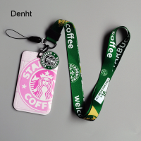 Starbucks บัตรโอนกระเป๋าเก็บบัตรโรงเรียนอนุบาลประตู Sampul Kartu กระเป๋าเก็บบัตรที่ใส่บัตรประชาชนเครื่องประดับแฟชั่นพร้อมสายคล้องบัตรรับประทานอาหารนักเรียนบัตรรับประทานอาหารมหาวิทยาลัย