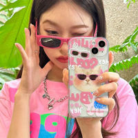 เคสมือถือลายแมวแฟชั่นน่ารักเข้ากันได้กับ IPhone14 13 12 11 Pro Max X XS ฝาหลัง TPU นุ่มกันกระแทกเรียบ