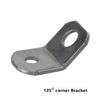 20PCS 135 degree 1.5mm thick zinc plating iron material metal corner bracket for board connect anti-tip strap connect