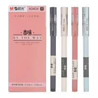 ปากกา M&amp;G AGPA 0404 ปากกาตัดเส้น ปากกาหมึกซึม ขนาดหัวปากกา 0.5 mm หมึกสีดำ (คละสีปลอกปากกา)