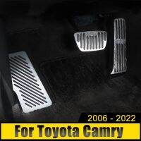 สำหรับ Toyota Camry XV40 XV50 XV70 2006-2021 2022รถคันแก๊สเบรคและเร่งเครื่องเท้าเหยียบไม่ลื่นอุปกรณ์เคสไอแพด