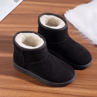 2023 Snow boots womens short tube thickened cotton shoes non-slip winter new shoes student womens shoes platform boots women