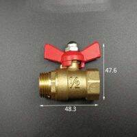 ۞ Female to MaLe Brass Ball Valve With Butterfly Handle DN15 1/2 quot; BSP Temperature 0-60C Pressure8Bar Port Size11.9mm