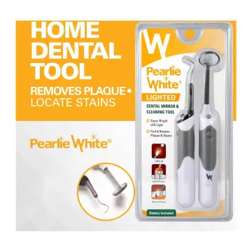 Pearlie White Lighted Dental Mirror and Cleaning Tool