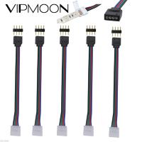 HVJ-5pcs 15cm 4 Pin 4 Pin 5050 3528 Led Rgb Strip Extension Connector Cable Wire Led Strip Extension Cable Clip