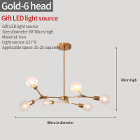 Nordic Magic Bean Molecular Hanging Light Modern LED Ceiling Chandelier Living Room Bedroom Bar Home Multiple heads Lamp