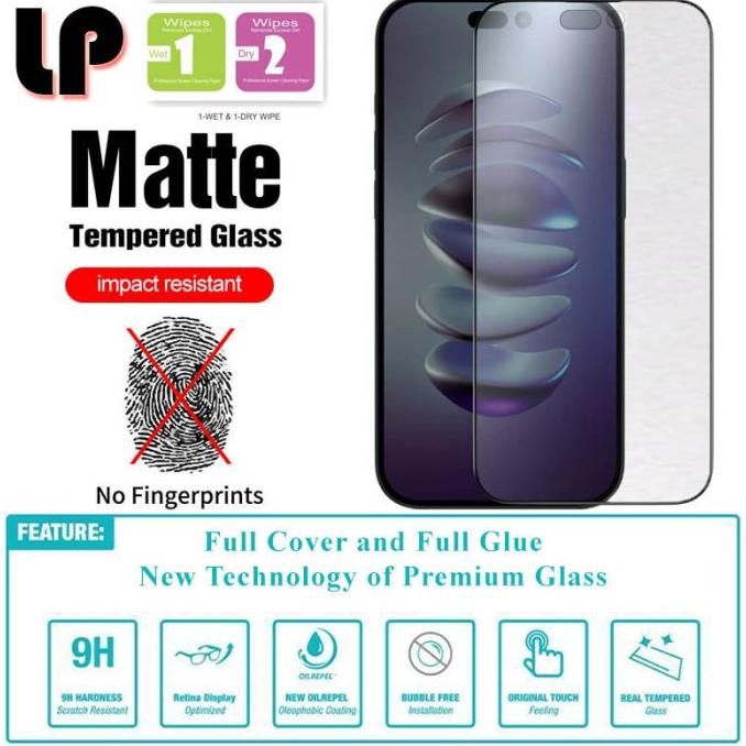 กระจกนิรภัย เนื้อแมตต์ ป้องกันแสงสะท้อน สําหรับ Iphone 14 Pro Max