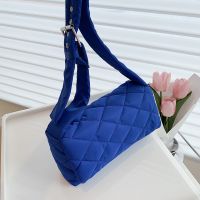 [COD] Cross-border new retro simple diamond dumpling bag 2022 casual large-capacity shoulder Messenger bags