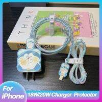 ที่ป้องกันการสาย USB ที่พันสายข้อมูลแบบเกลียวที่เคสโทรศัพท์กันกระแทกสำหรับ Iphone 20W ฝาครอบป้องกันอะแดปเตอร์ที่ชาร์จความเร็วสูงของแท้