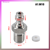 Banyan PCP paintball PNEUMATIC Quick Coupler 8mm M10x1อะแดปเตอร์ปลั๊กชาย FITTING 1/8NPT