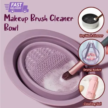 AOA Brush Cleaning Egg - Baby Pink  How to clean makeup brushes, Brush  cleaner, Silicone makeup