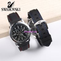 Suitable For Swarovski Natural Rubber Watch Strap Men Women Pin Buckle Accessories Soft Waterproof Silicone Bracelet 21 0705