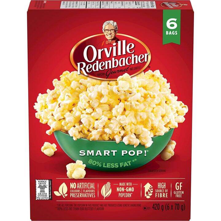 Orville Redenbacher Smart Pop 94% Fat Free (6 Bags) from Canada | Lazada PH