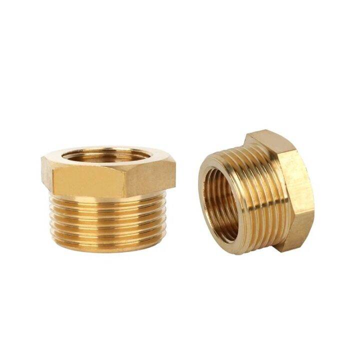 M14 M18 M20 M22 M27 M30 18 14 38 12 34 Bsp Male To Female Thread Brass Reducer Bushing 2434