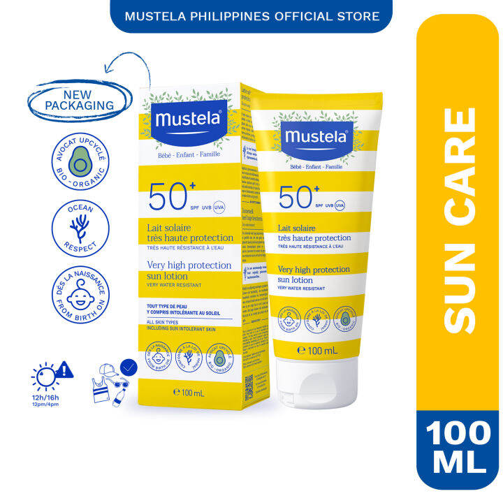 Mustela Very High Protection Sun Lotion 100ml SPF 50+ Lazada PH