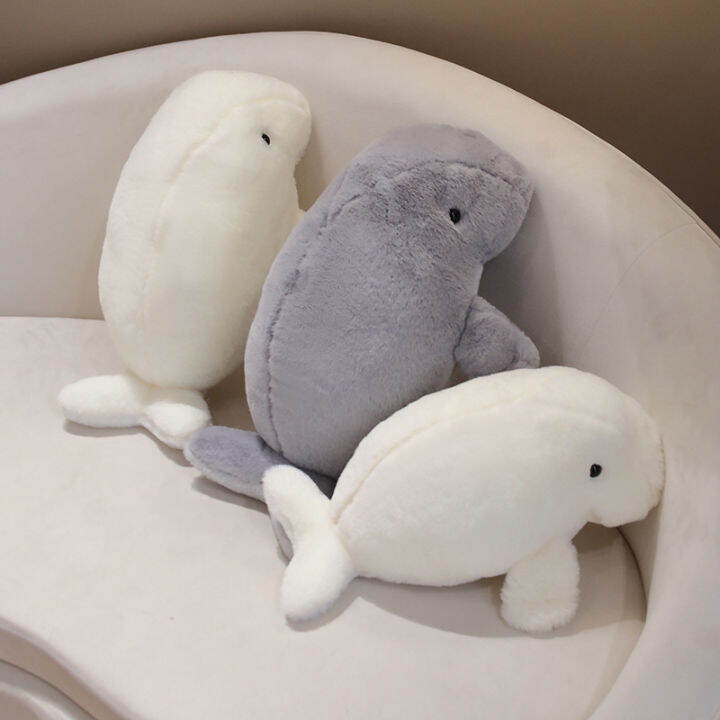 JOJO CASTLE Kawaii Manatee Plush Toy Anime Cute Dugong Plushie Sea Cow 4249e5f9adc0a0f6dbf7d140617bea3f 720x720q80