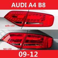 ไฟท้าย ไฟเบรก LED สําหรับ AUDI A4 B8 09-12 TAILLIGHT TAIL LIGHT TAIL LAMP BRAKE LIGHT BACK LIGHT ฝาครอบไฟหน้า / ฝาครอบไฟหน้าตรงรุ่น สำหรับ / ฝาครอบไฟหน้าสําหรับ / ฝาครอบเลนส์ไฟหน้า รถยนต์สําหรับ / เลนส์ไฟหน้า