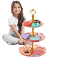 Play House Dessert Toy Pretend Play Food Set With Dessert Simulation Tea Food Cake Set Playhouse With Pretend Play Toy Food Set