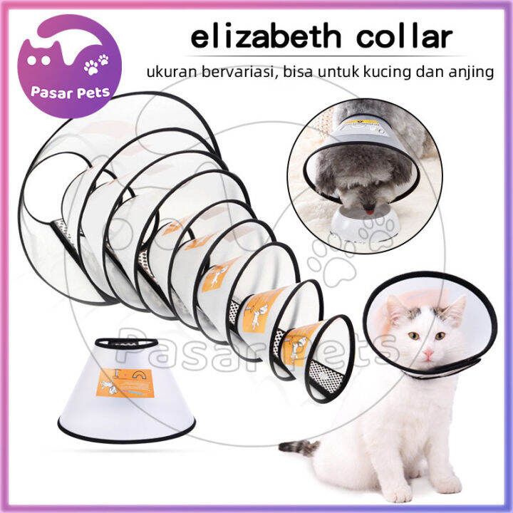 Collar Kucing Leher Kucing Anti Jilat Corong Kucing Collar Anjing Jumbo