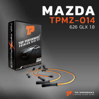 สายหัวเทียน MAZDA - 626 GLX 1.8 เครื่อง F8 ตรงรุ่น - TOP PERFORMANCE JAPAN - TPMZ-014 - สายคอยล์ มาสด้า