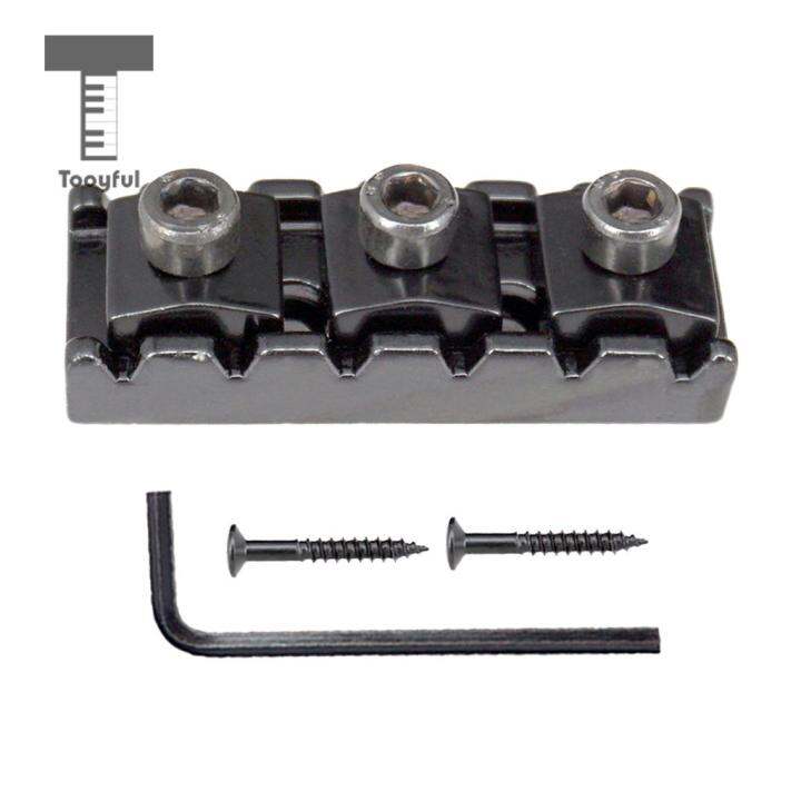 tooyful-electric-guitar-string-locking-nut-with-allen-wrench-screws-for-tremolo-bridge-43mm