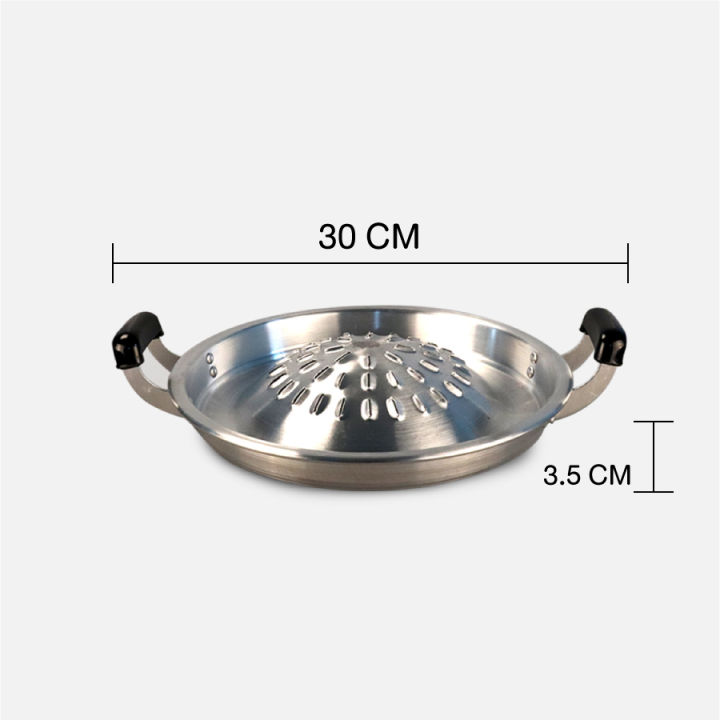 ชุดเตาย่างหมูกระทะ-เตาหมูกระทะ-ชุดเตาย่างเนื้อกระทะ-กระทะหมูกระทะ-ขนาด-30ซม-เตาย่าง-กระทะย่างเกาหลี-เตาถ่าน-เตาปิ้งย่าง-grandmaa